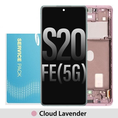 Samsung Galaxy S20 FE G780 / G781 OLED Screen Replacement Digitizer GH82-24220C/GH82-24214C/GH82-24219C/GH82-31328C (Gold)-Cloud Lavender Samsung Galaxy S20 FE G780 / G781 OLED Screen Replacement Digitizer GH82-24220C/GH82-24214C/GH82-24219C/GH82-31328C (Gold)-Cloud Lavender